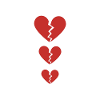 3 Broken Hearts