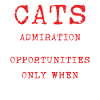 Cats have all admiration