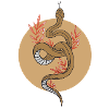 Traditional japanese Snake 3