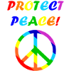 protect peace edge white