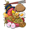 Kawaii Dinde Thanksgiving Ramen