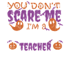 Ghost Pumpkin Elementary Teacher Halloween
