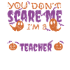 Ghost Pumpkin Language Teacher Halloween