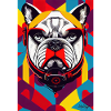 French Bulldog - Retro