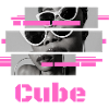 Sonnenbrille "Pink" Cube