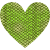 Eidechsenherz-Design für Reptilienfans