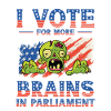 Vote Parlement Halloween Zombie Monster