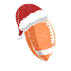 Football Americano Cappello di Natale Sport Natale