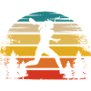 Retro Sun and Tennis -
