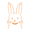 Hase Halloween Shirt Geschenk