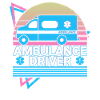 Ambulance driver Retro