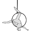 Aerial Hoop Shoulder Stand Leghang