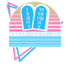 10 Commandments Christianity Retro