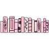 Livres Pastel Rose