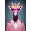 Griraffe pink Disco