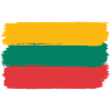 Lithuania flag used look