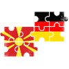 North Macedonia Germany Flag