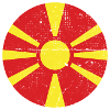 Nordmazedonien Mazedonische Flagge Mazedonier