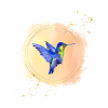 Hummingbird art
