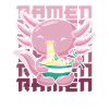 Axolotl Ramen Funny Ramen