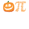 Pi-symbol Spooky Pumpkin Monsters