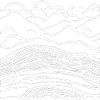 Lines Landscape Abstract