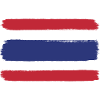 Thailand flag used look