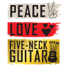 Five-Neck Guitar Musical Instrument