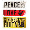 Six-Neck Guitar Musical Instrument