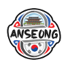 Anseong Sør-Korea Flag Travel Souvenir Badge Sta