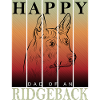 Happy Ridgeback Dad