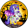 Einhorn Halloween 2022