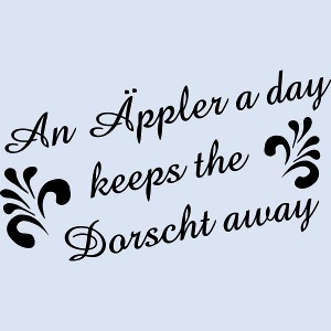 An Äppler a day keeps the Dorscht away #Bembel