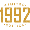 1992 Édition limitée or