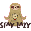 Stay Lazy - Sloth