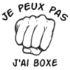 Je peux pas j'ai boxe