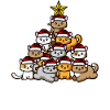 Chat Arbre de Noël