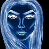 Woman Symbol Face Art Drawing