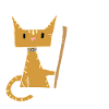 Cat Flag Animal Symbol Empty