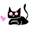 Katze Herz Symbol Süß