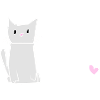 Je t’aime chat animal mignon