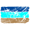 Drapeau de Traithlon