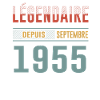 Légendaire Depuis Septembre 1955 Anniversaire