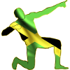 Drapeau Jamaique Sport athlétisme