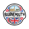 Bournemouth UK United Kingdom Flag Travel Souvenir
