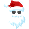 Funny Santa Claus Snowflake