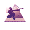 Balise fléchée Vaporwave