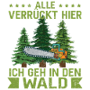 Holzfäller Waldarbeiter Holz machen