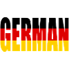 German - English - Flag