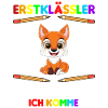 Erstklässler Schulkind Einschulung Fuchs